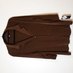 NYPL Collection Woman Brown Jacket